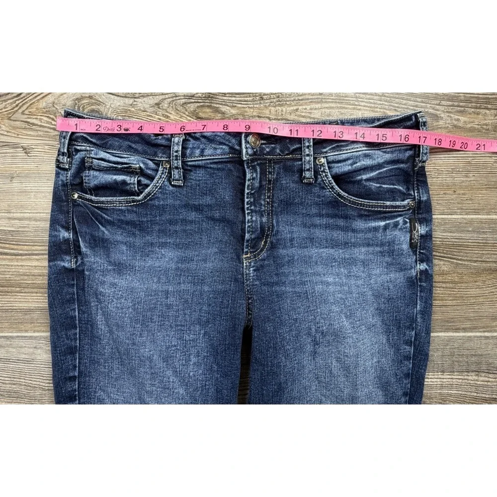 Silver Suki Slim Boot Jeans Women's 34x32 Medium Wash Denim‎ Medium Wash Stretch
